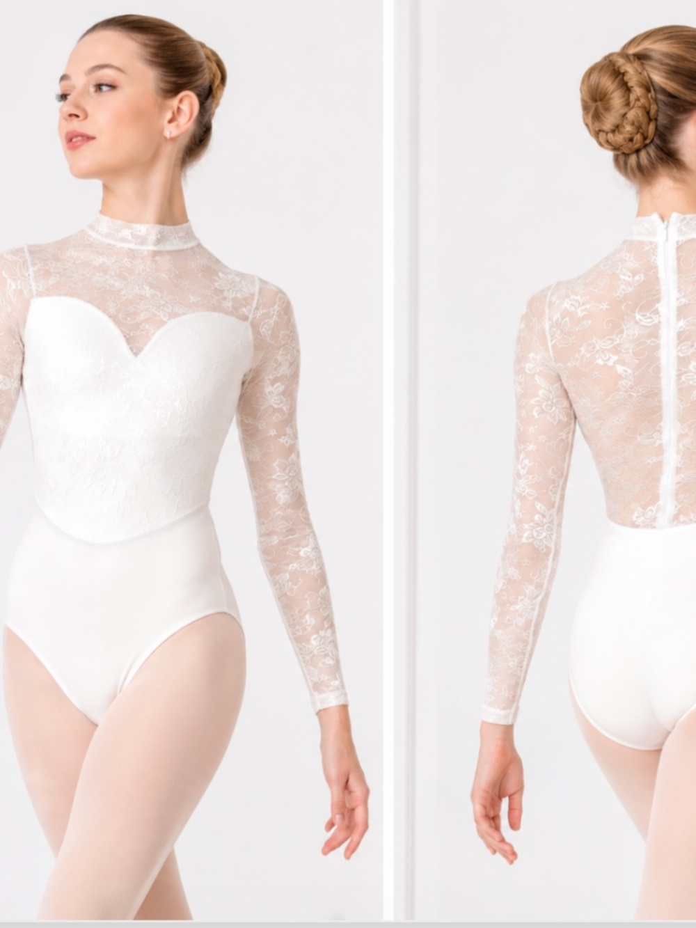 Danse de Paris "Snowflake" Ballet Dance Leotard - Size AS 10 - NWT
